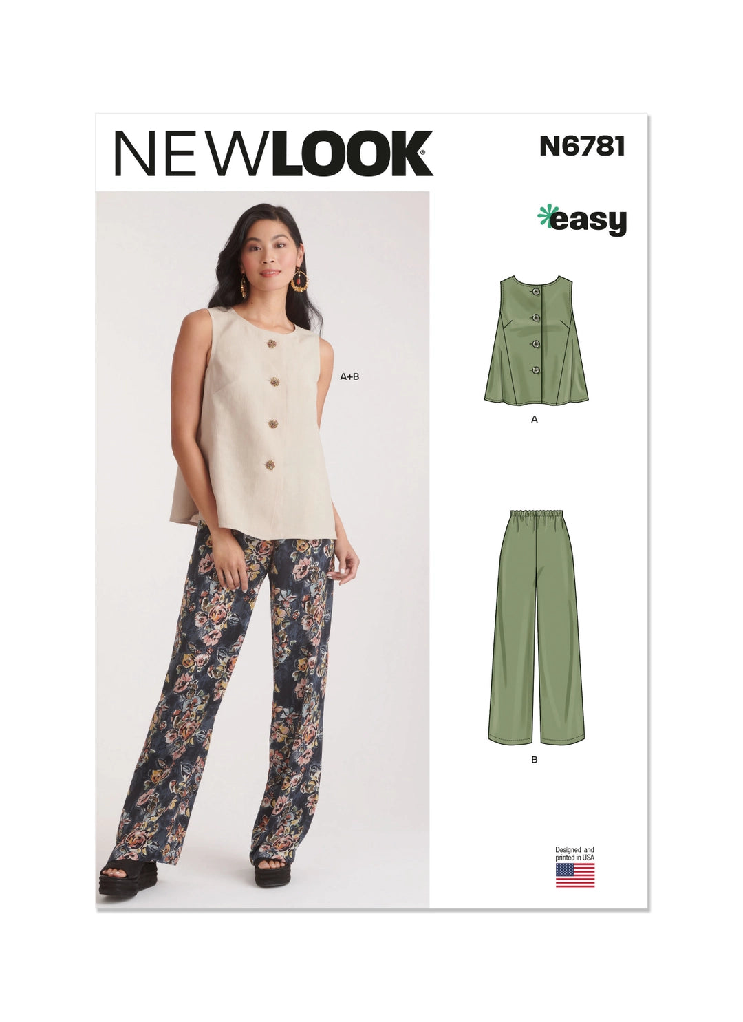 New Look Symønster - 6781