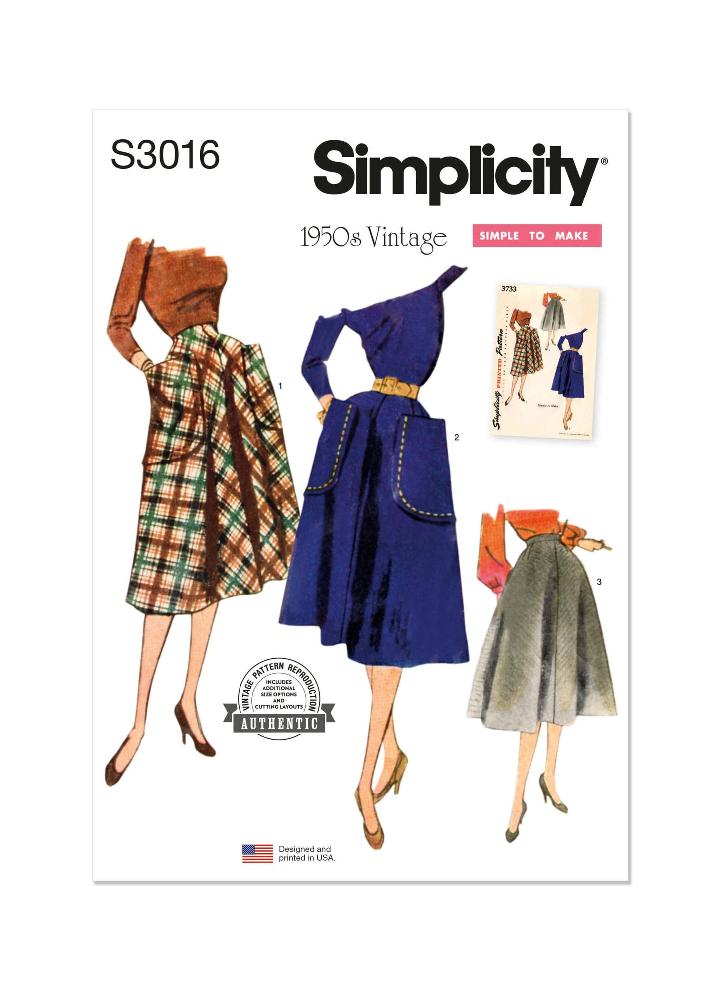 Simplicity Symønster - S3016