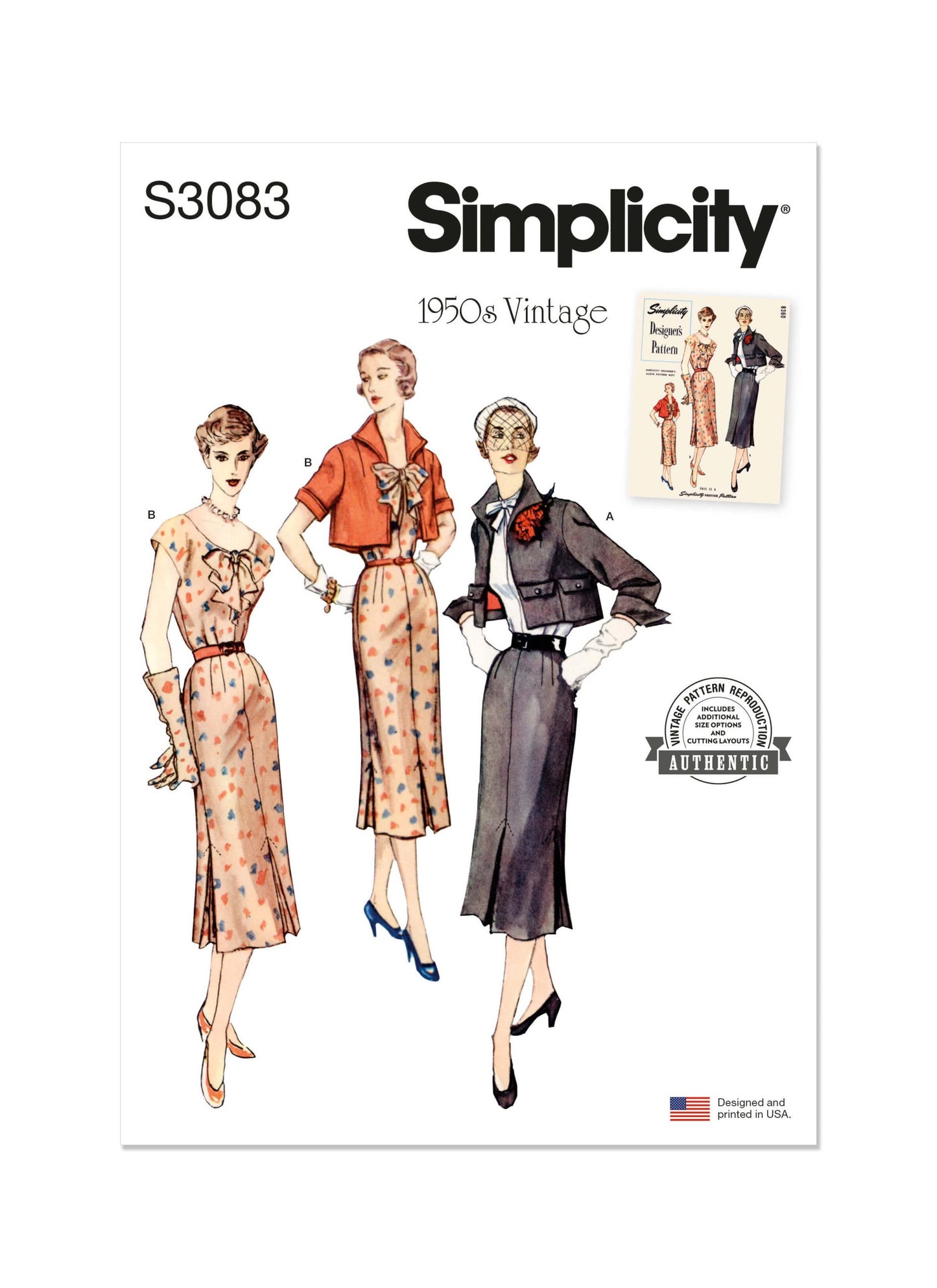 Simplicity Symønster - S3083