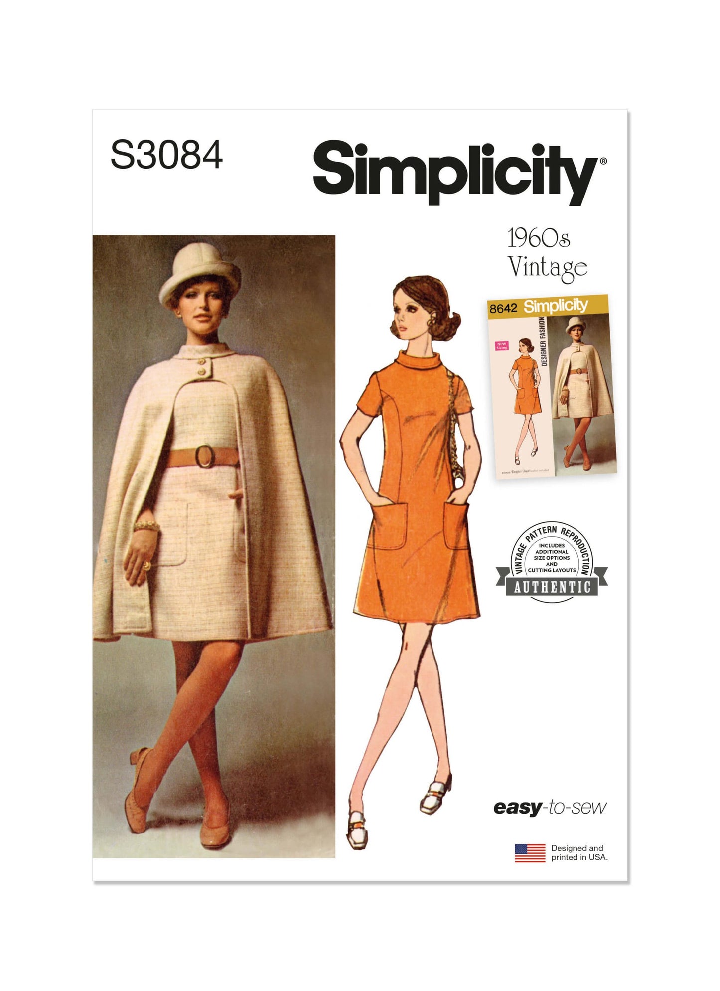 Simplicity Symønster - S3084