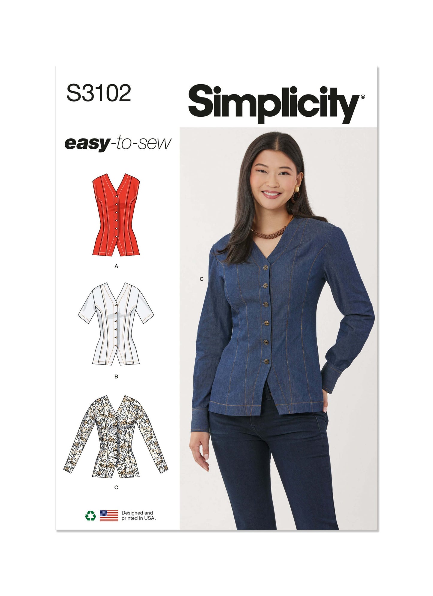 Simplicity Symønster - S3102