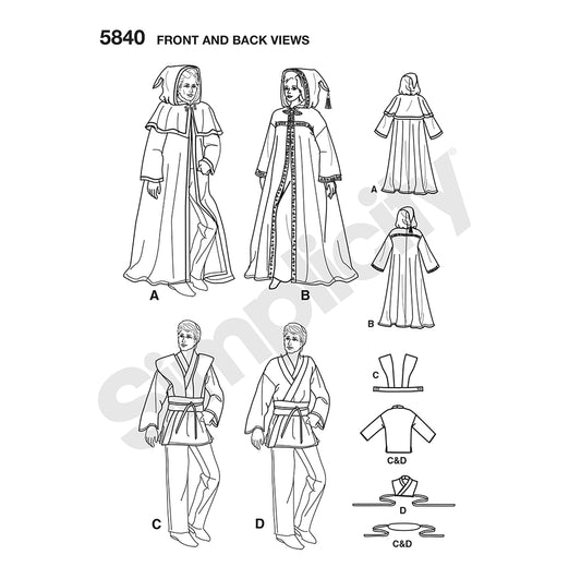Simplicity Symønster - 5840