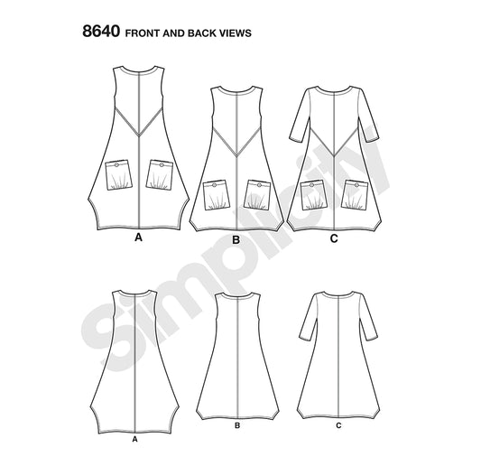 Simplicity Symønster - S8640