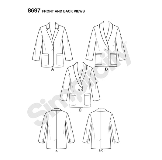 Simplicity Symønster - 8697