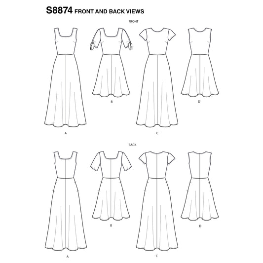 Simplicity Symønster - S8874