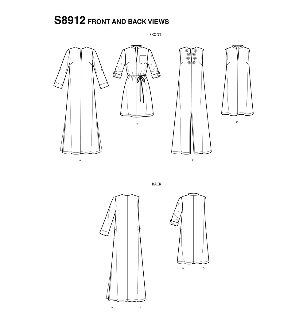 Simplicity Symønster - S8912