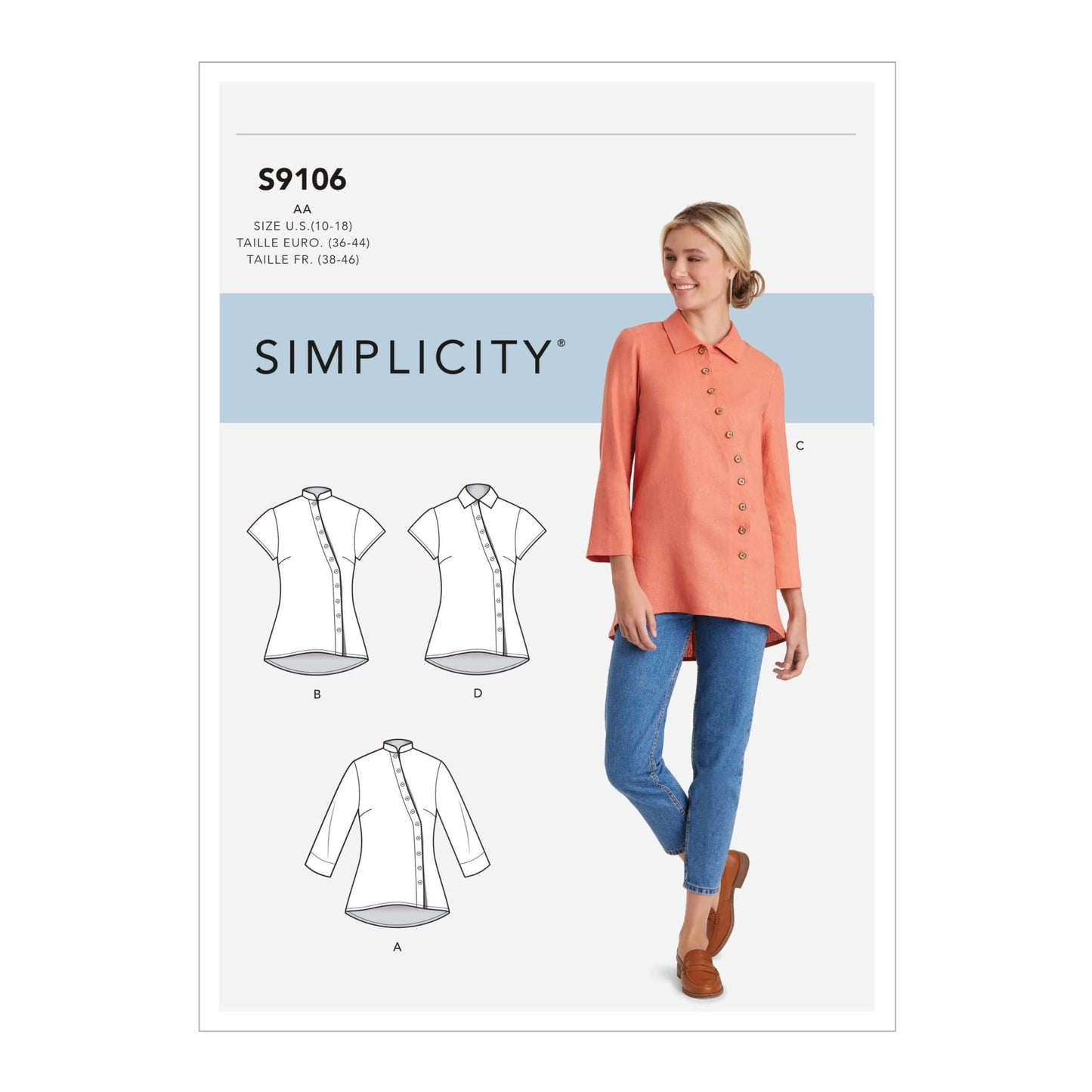 Simplicity Symønster - S9106