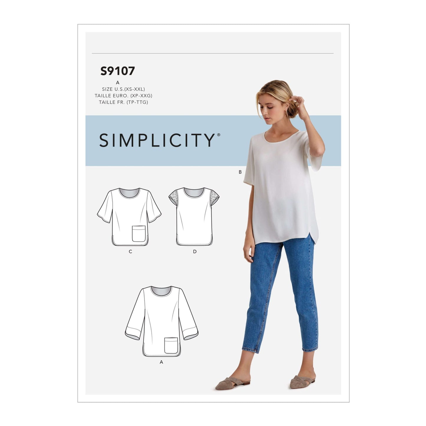 Simplicity Symønster - S9107