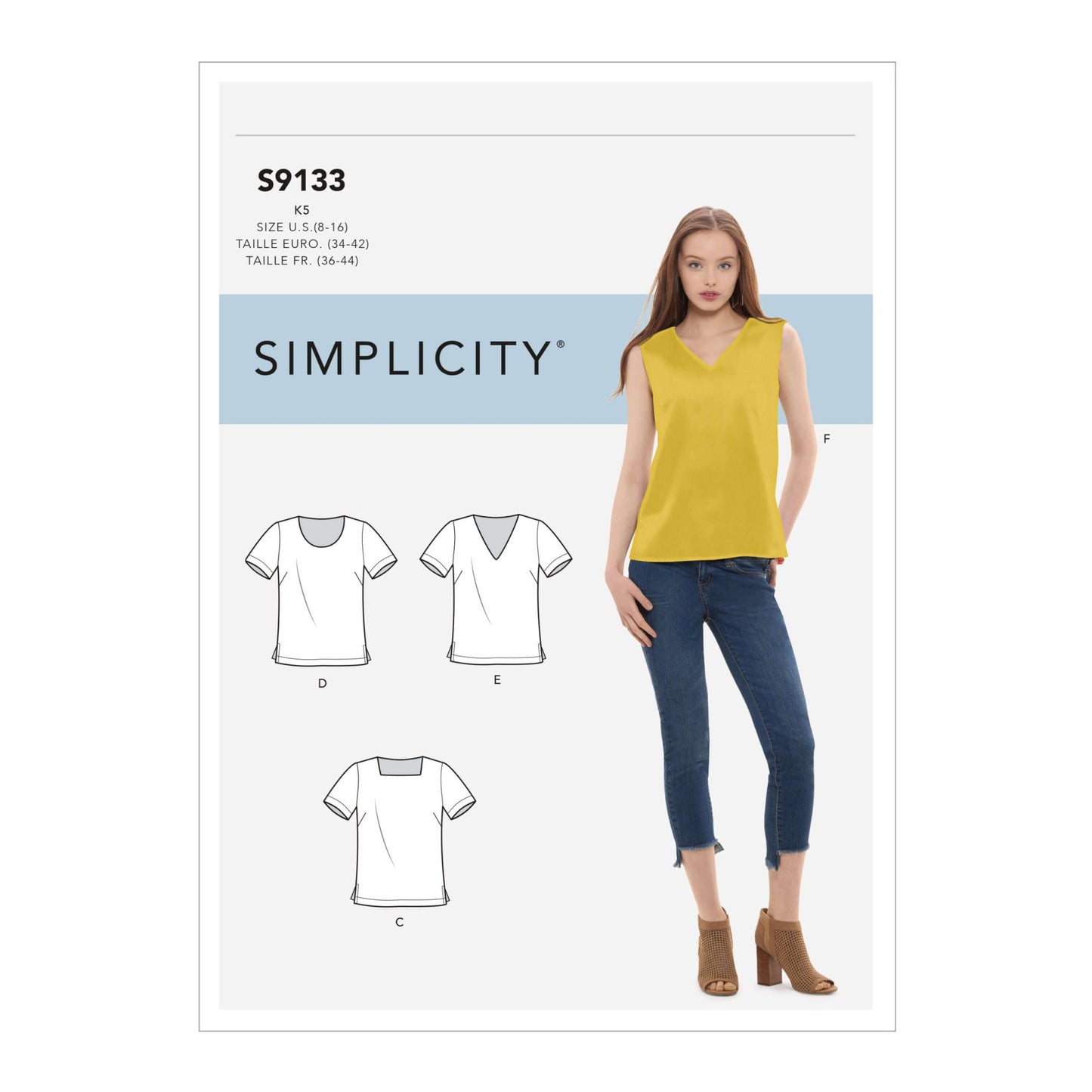 Simplicity Symønster - S9133