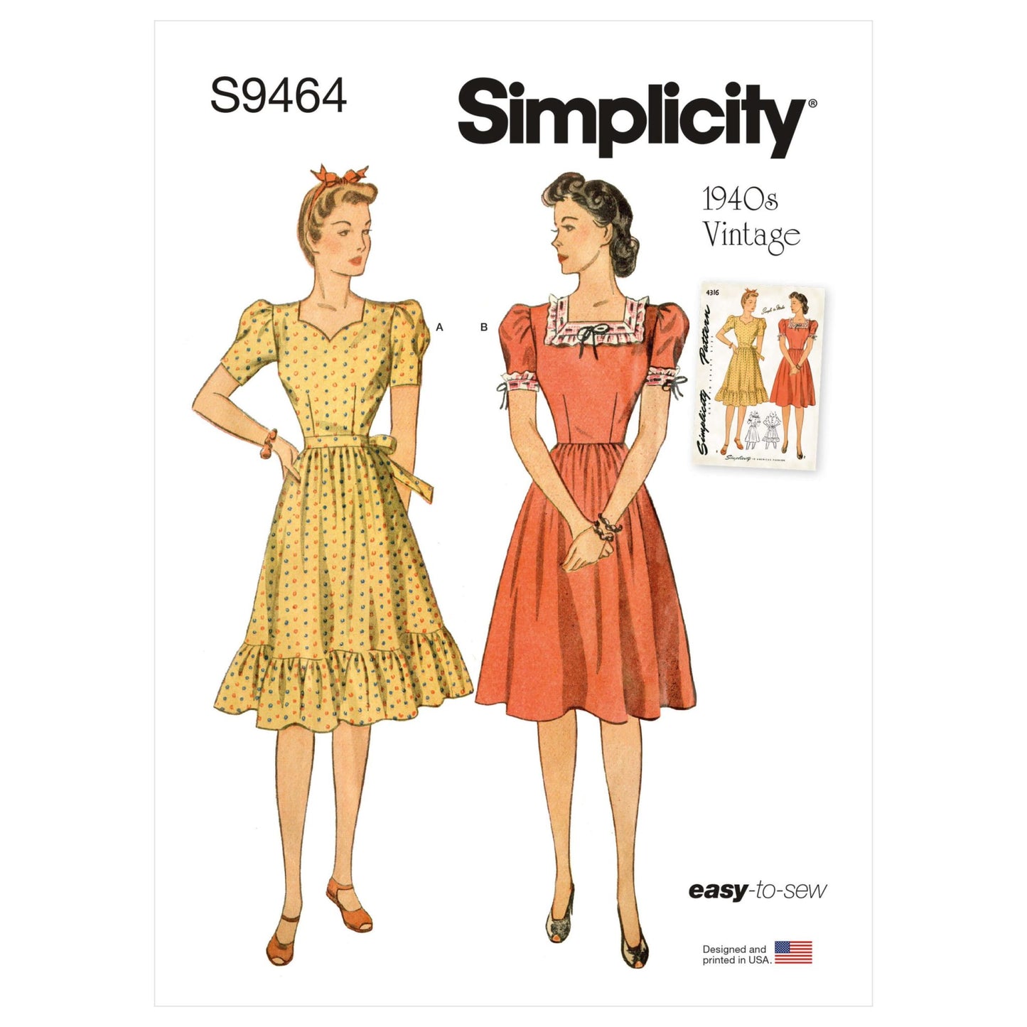 Simplicity Symønster - S9464