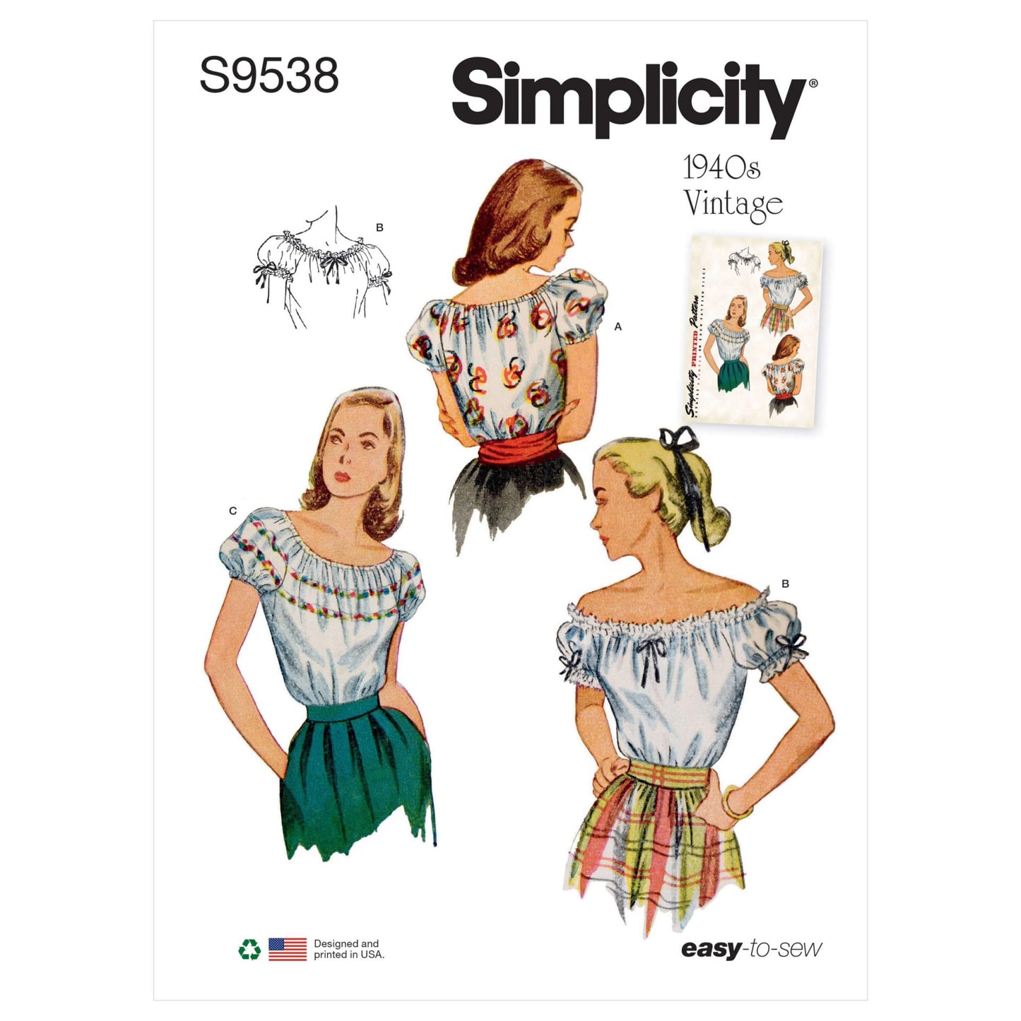 Simplicity Symønster - S9538