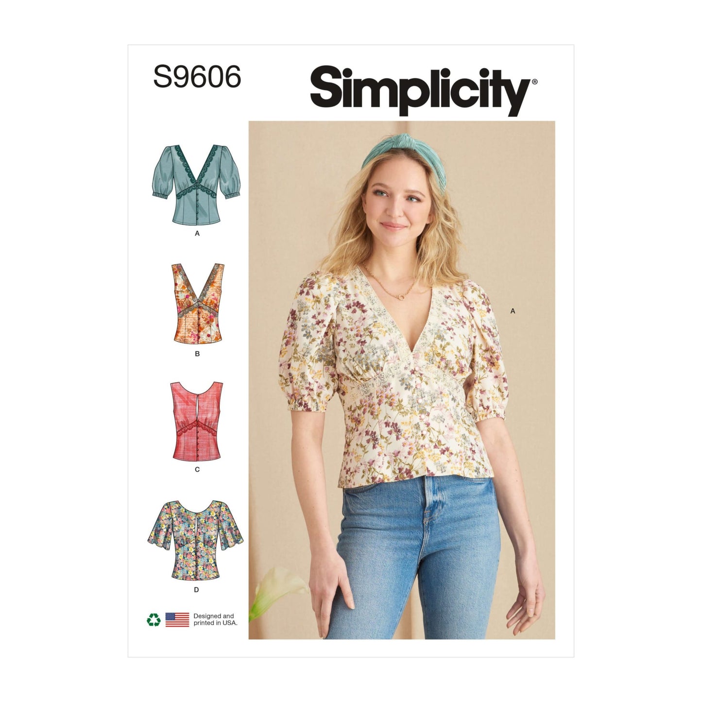 Simplicity Symønster - S9606