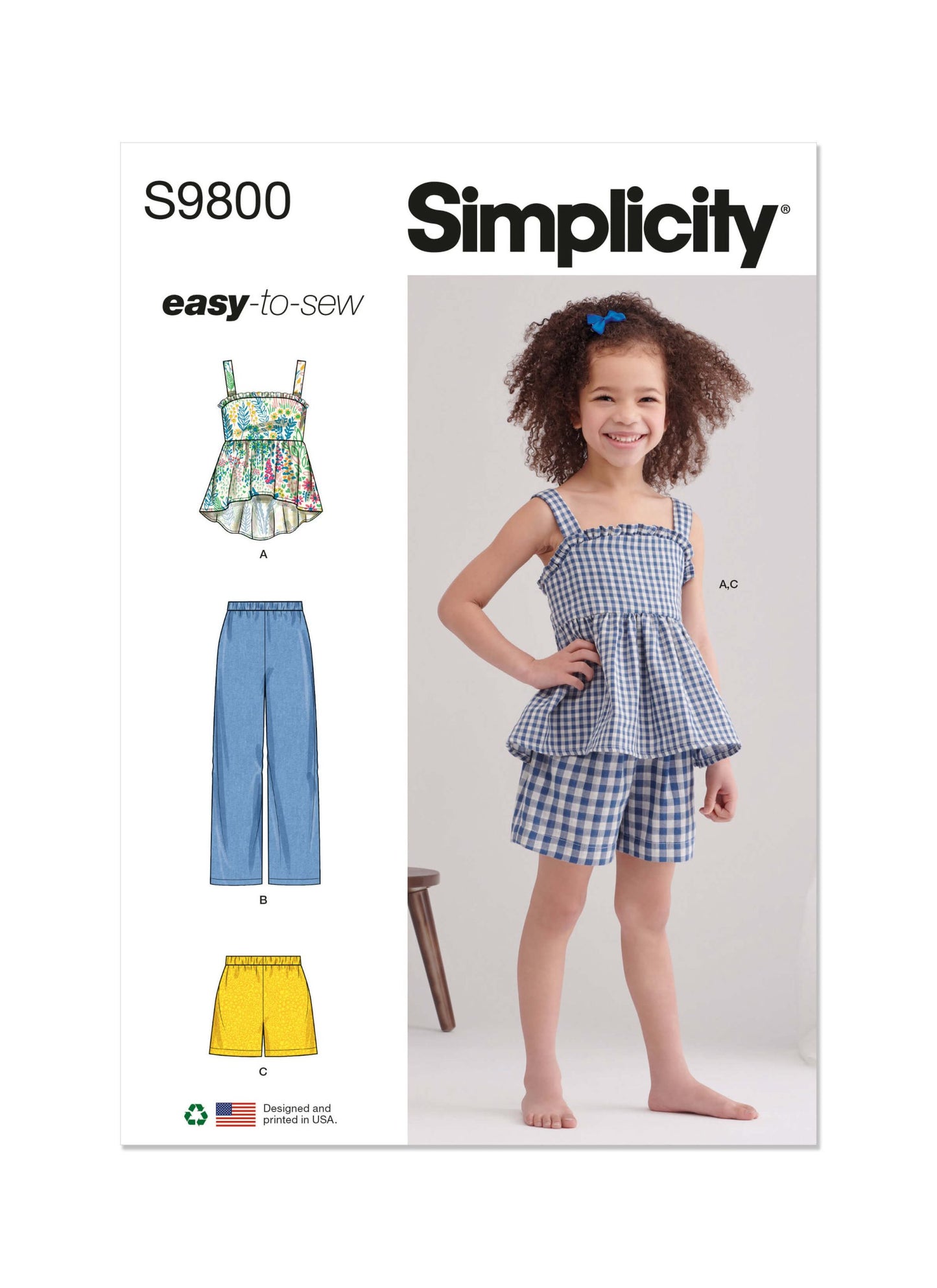 Simplicity Symønster - S9800