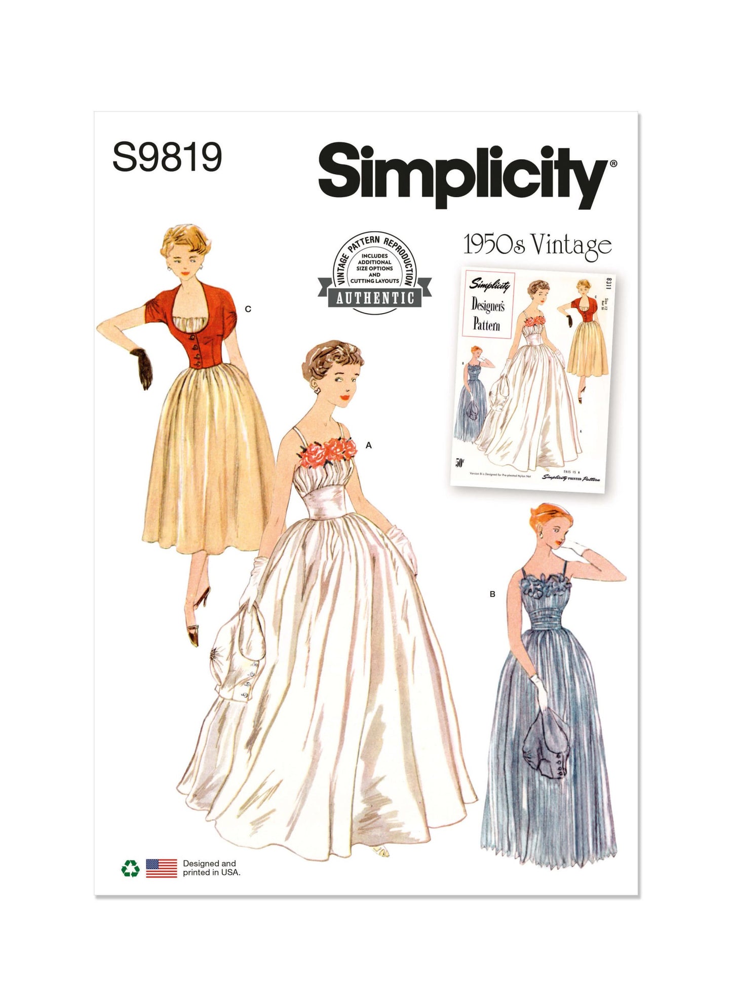 Simplicity Symønster - S9819