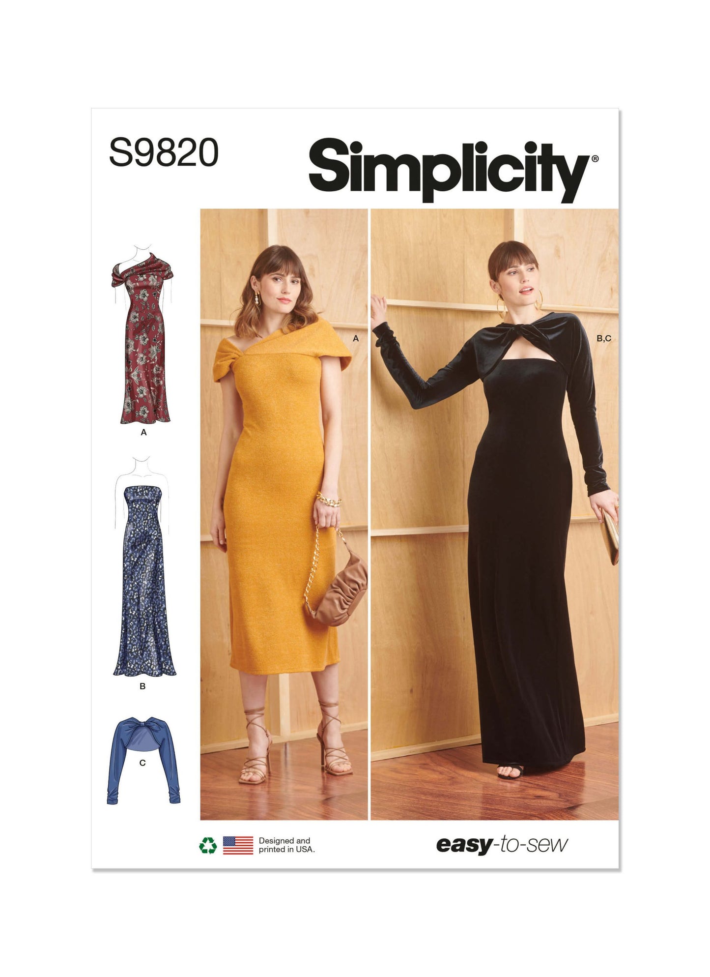 Simplicity Symønster - S9820