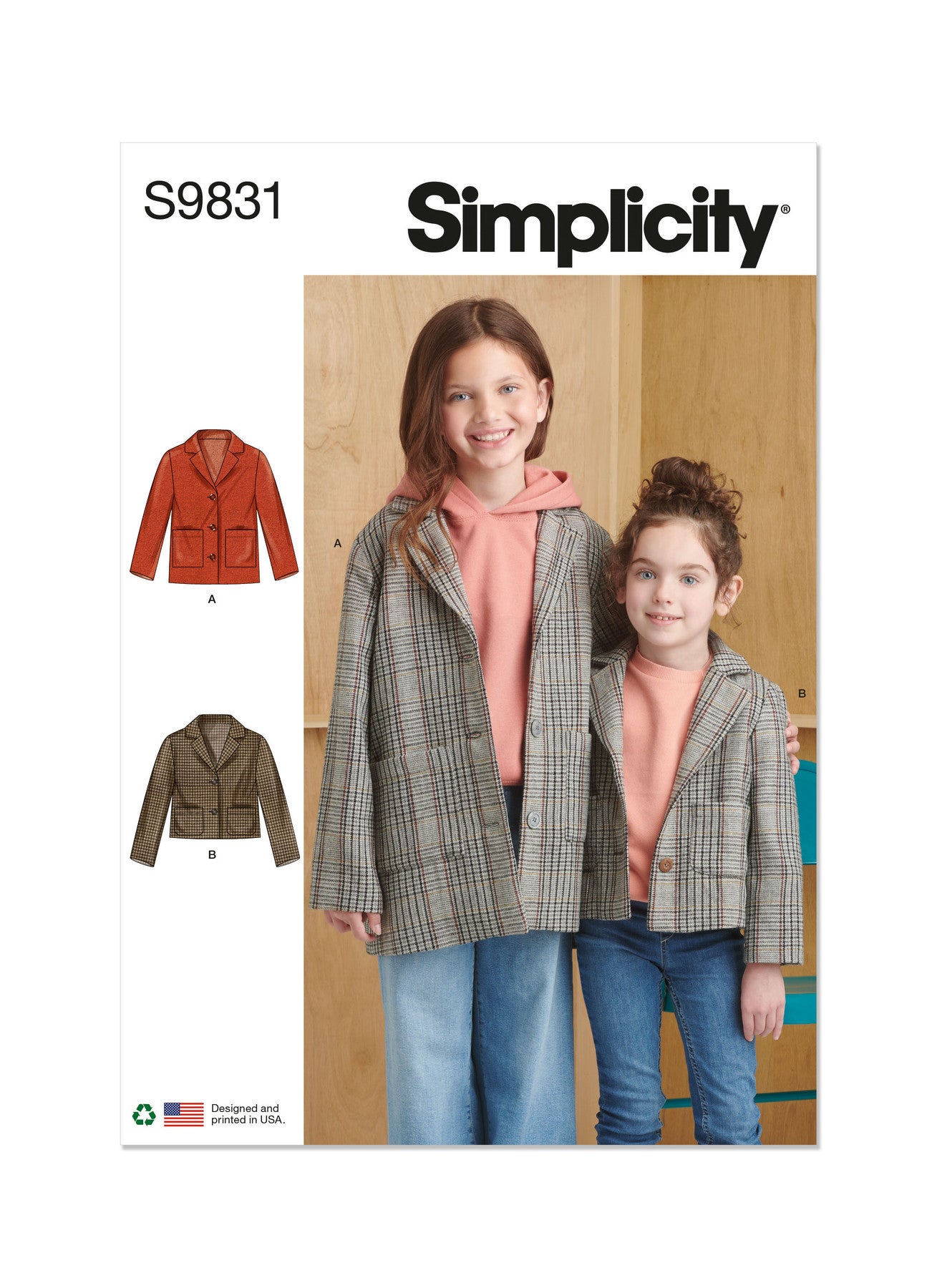 Simplicity Symønster - S9831