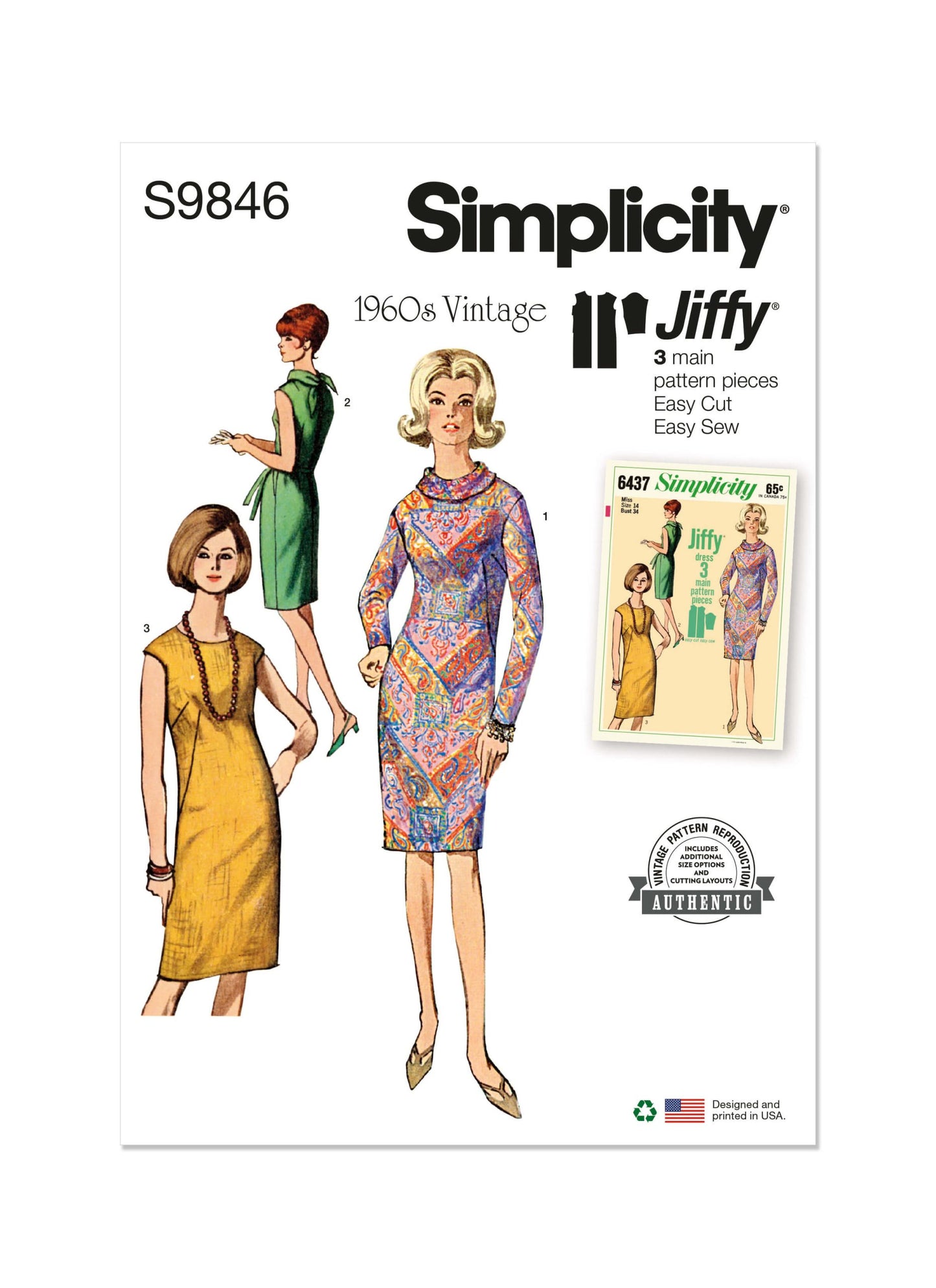 Simplicity Symønster - S9846