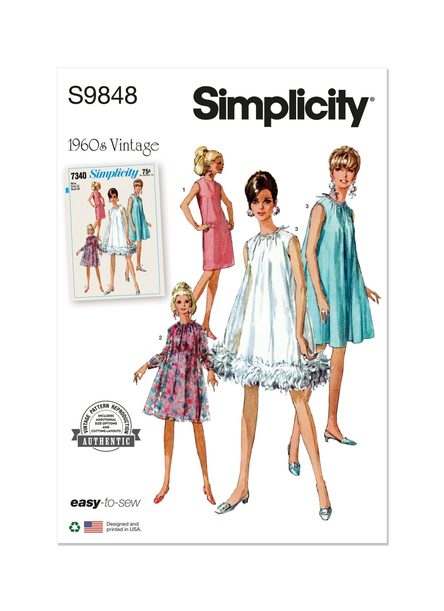 Simplicity Symønster - S9848