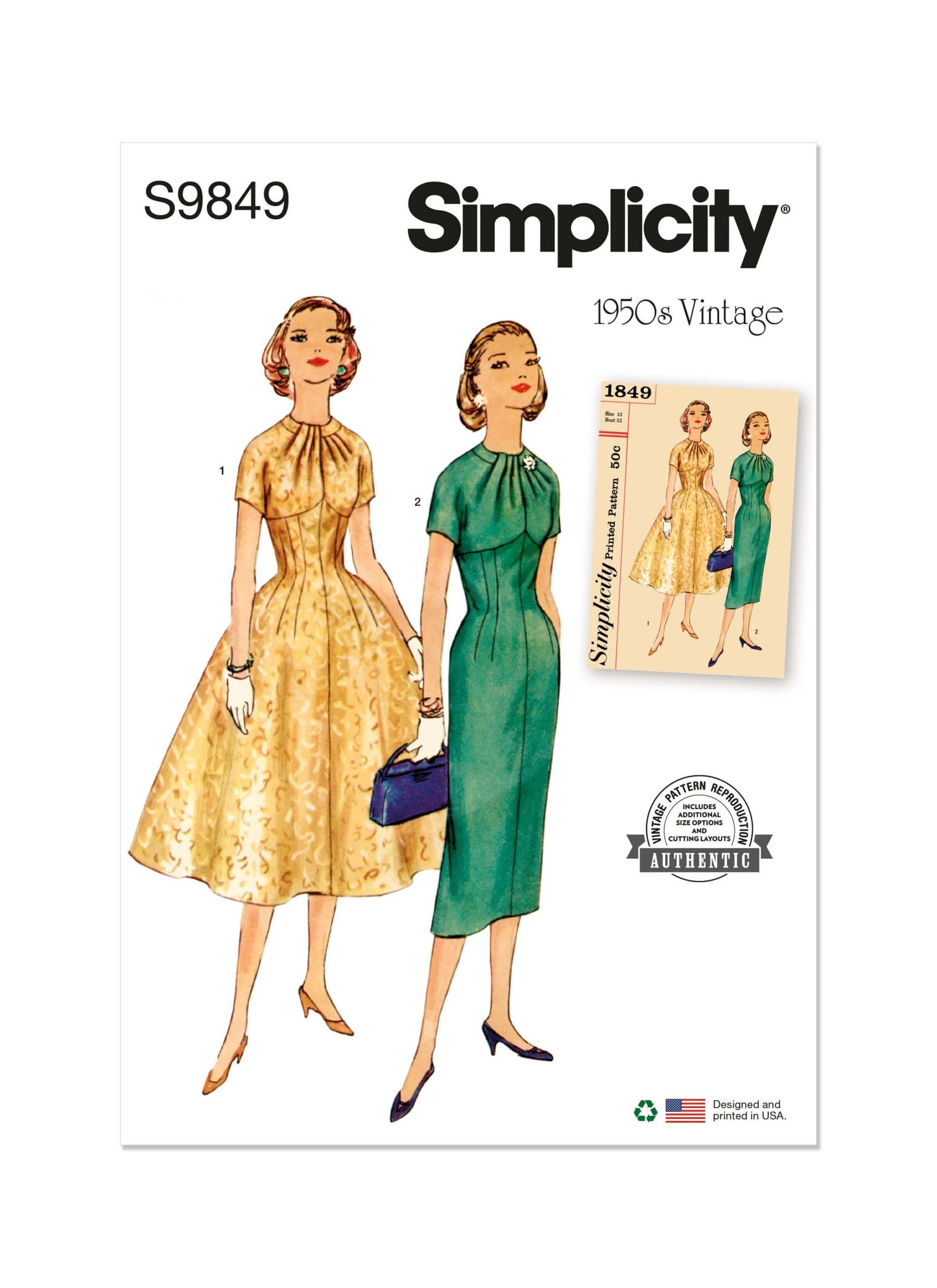 Simplicity Symønster - S9849