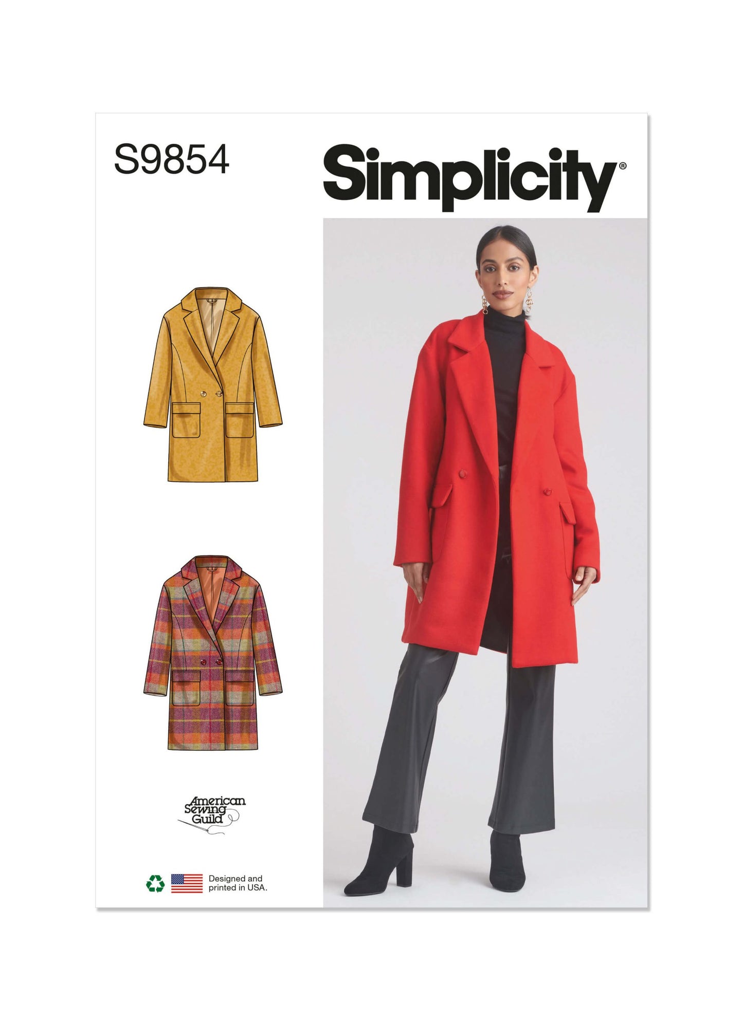 Simplicity Symønster - S9854