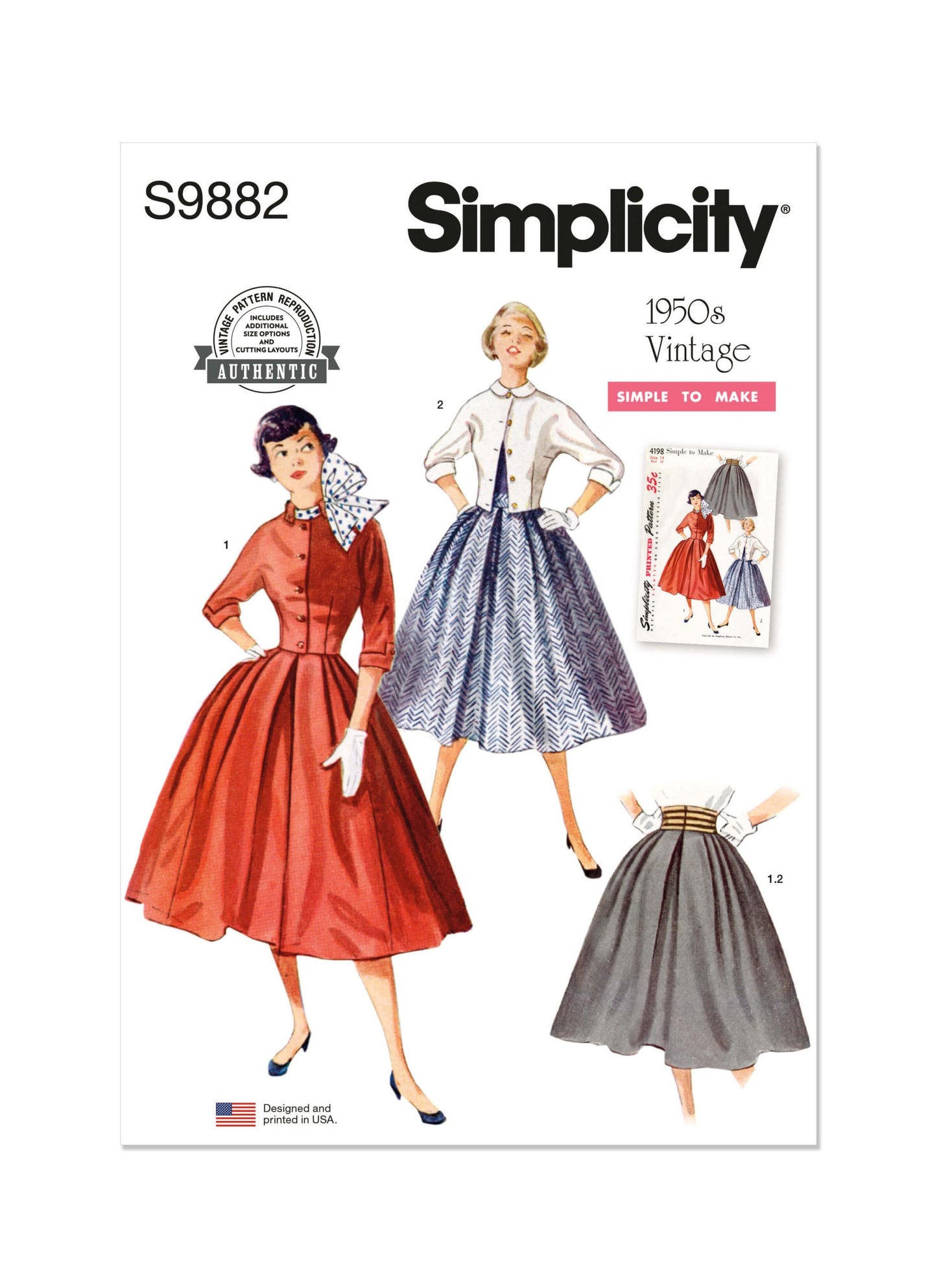 Simplicity Symønster - S9882