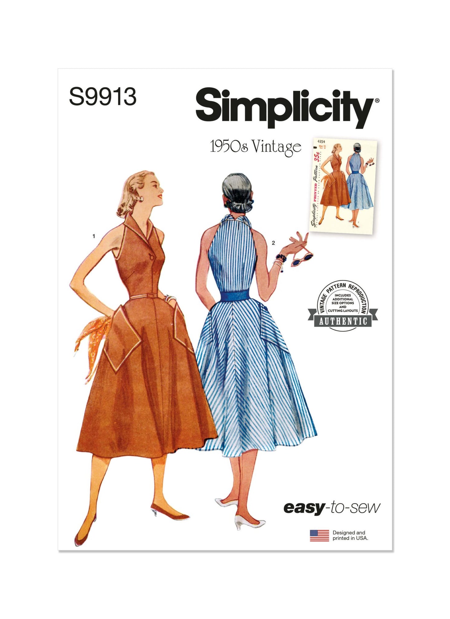 Simplicity Symønster - S9913