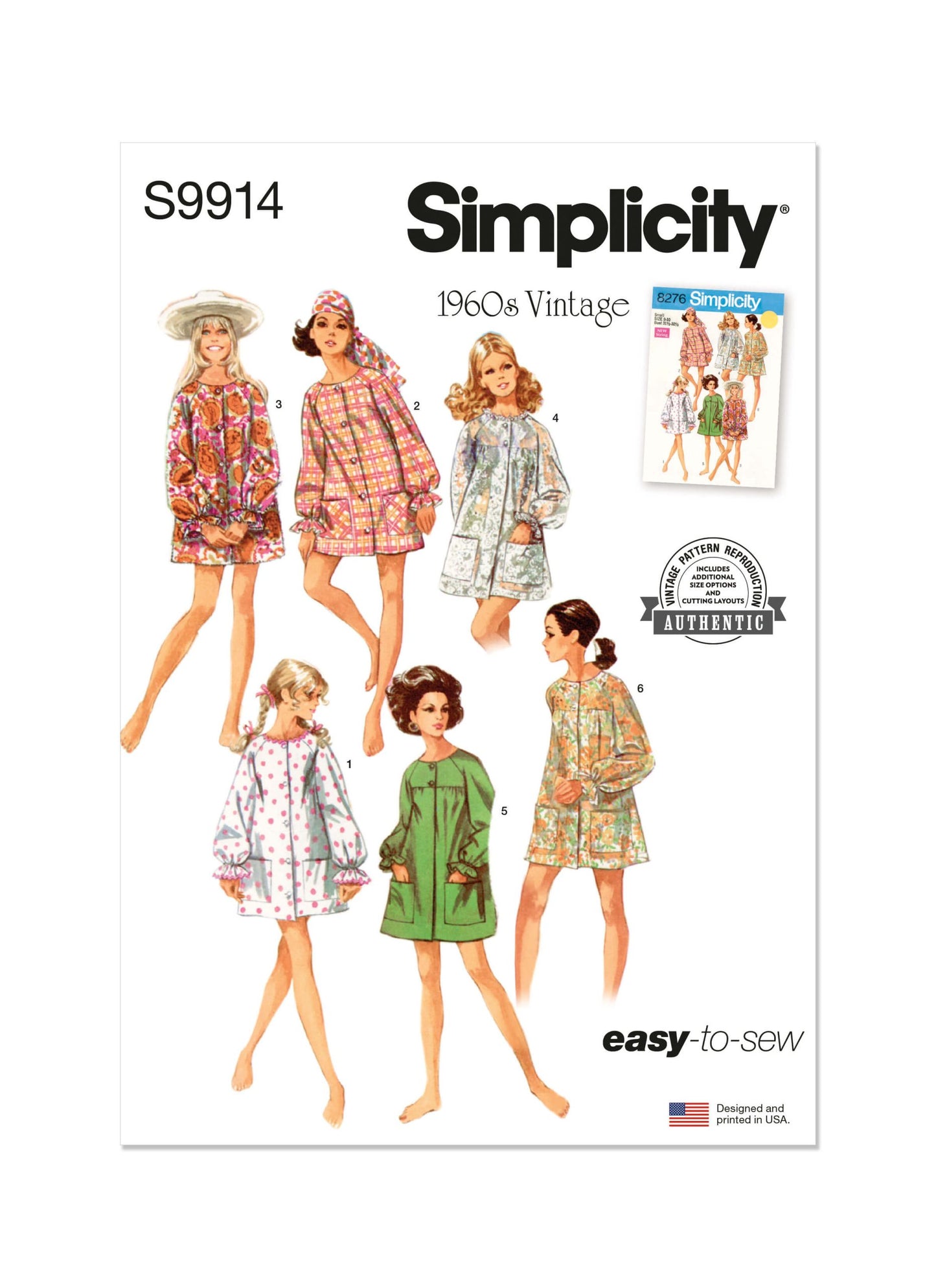 Simplicity Symønster - S9914