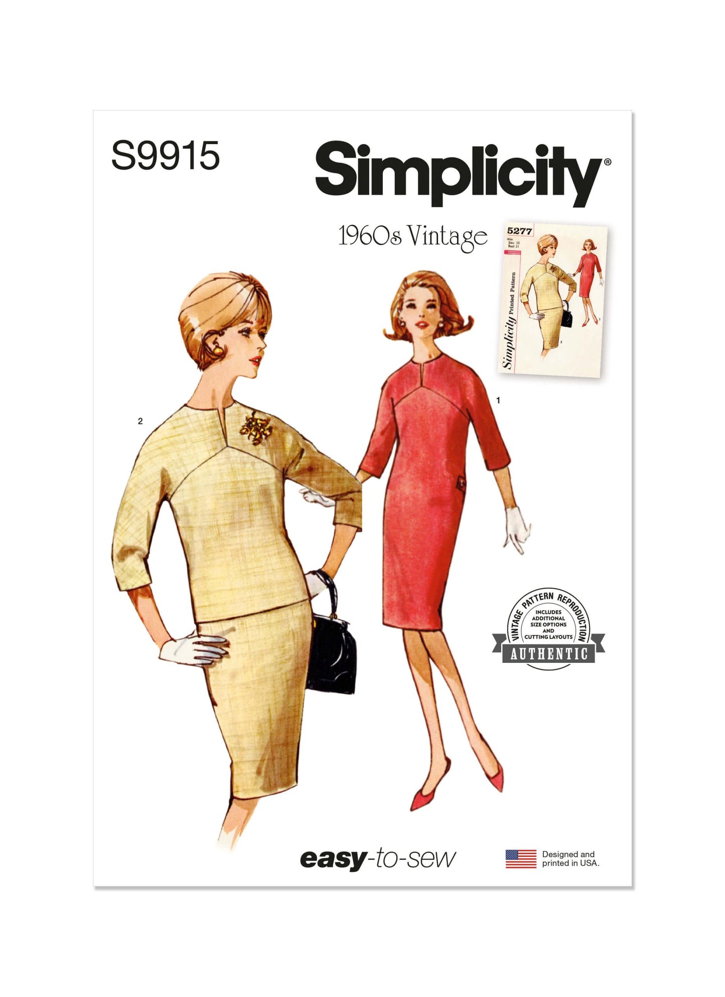 Simplicity Symønster - S9915