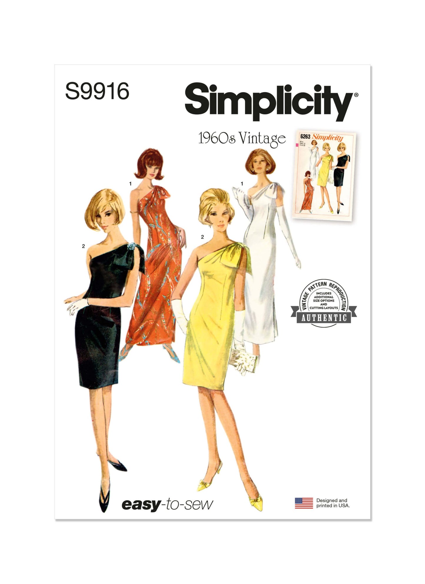 Simplicity Symønster - S9916