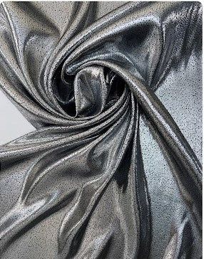 Sølv Sort Lurex Silke