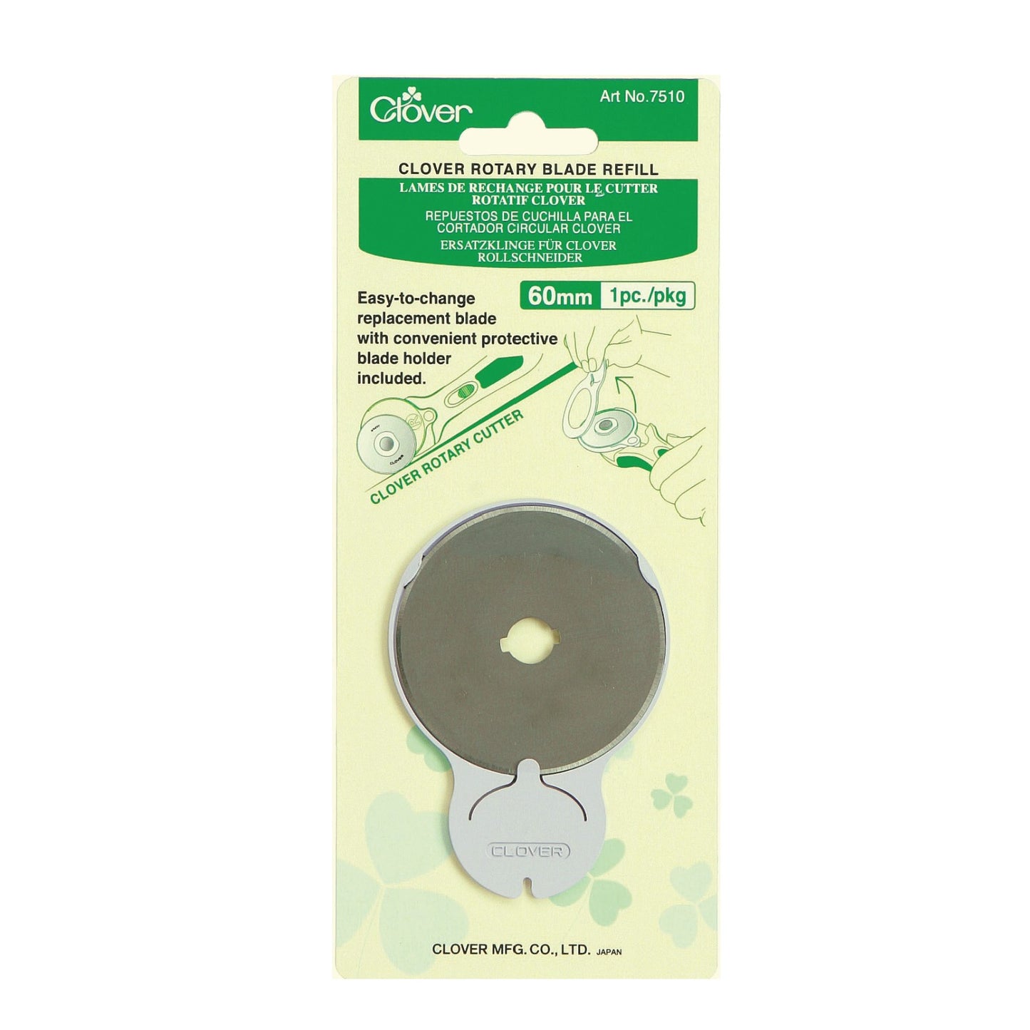 Clover rulleskære refill 60 mm