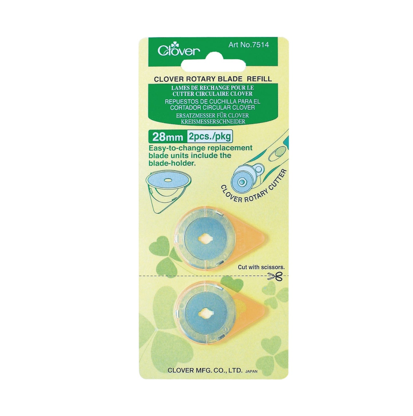 Clover rulleskære refill 28mm