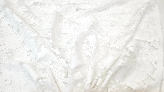 Blomstret Jacquard Polyester